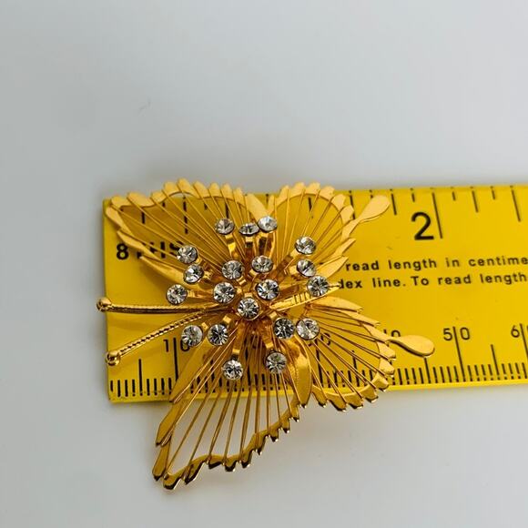 1980’s Monet Butterfly Brooch Pin - Picture 5 of 6